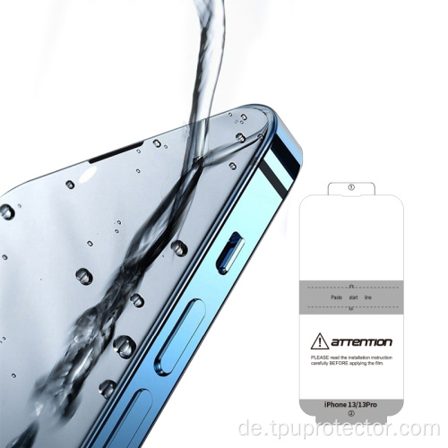 Nicht-Bubble-Hydrogel-Bildschirmschutz für iPhone 13